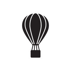 air balloon icon in trendy flat design