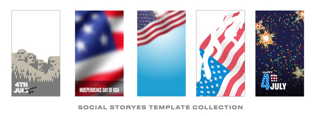 Independence day in America 4 th July poster design.