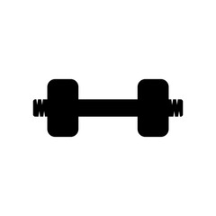 barbell icon in trendy flat style