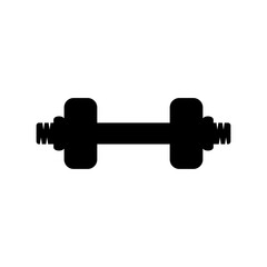 barbell icon in trendy flat style