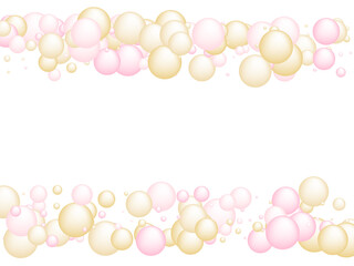 Pink gold oil vitamin D E pill capsules background