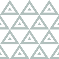 Vector seamless pattern. Repeating geometric tiles from gray and white triangles. Modern graphic stylish texture.