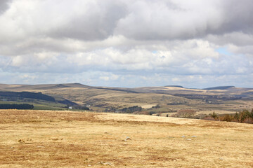 Fototapeta na wymiar View across Dartmoor, Devon 