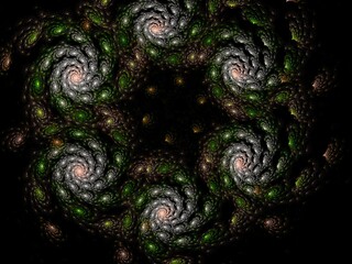 Imaginatory fractal background Image
