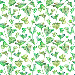 Watercolor leaves. Modern design, design backgrounds, wallpapers, packaging, wrapping paper, covers, posters.