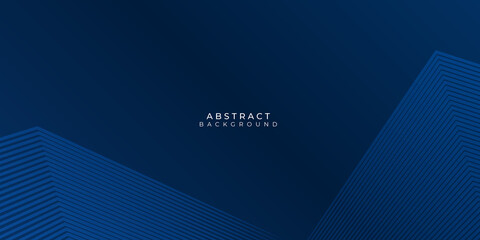 Abstract background dark blue lines stripes pattern with modern corporate concept.