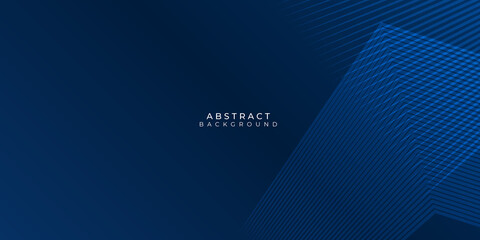 Abstract background dark blue lines stripes pattern with modern corporate concept.