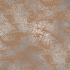 Silver Animal Print Pattern on Kraft Paper Background, Snake