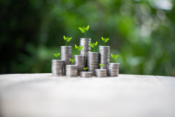 Small amount of money obtained from saving money Can further develop and earn income from...