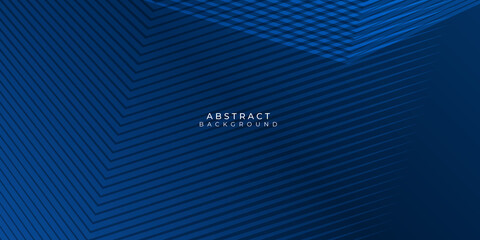 Modern paper layer lines pattern blue abstract background. Curves and lines use for banner, cover, poster, wallpaper, design with space for text.