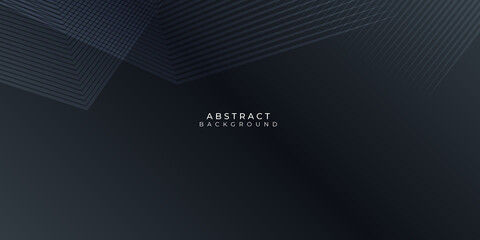 Abstract grey metallic overlap black light lines mesh design modern luxury futuristic technology background vector illustration.