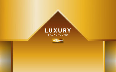 modern gold premium abstract vector background banner with golden light line in geometric texture.
