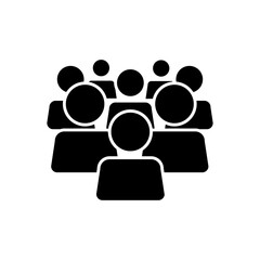 group of pictogram men icon, silhouette style