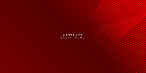 Red abstract lines background