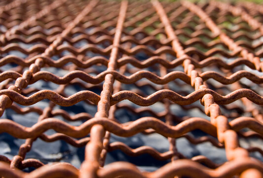 Rostiges Gitter