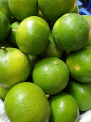 limes en-masse in yellows and green