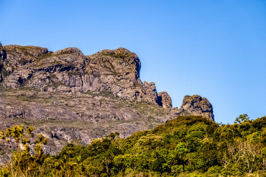 Peak Of Patience, Famous For Having The Shape Of A Face, Sanctuary Of Caraca, City Of Catas Altas, Minas Gerais, Brazil