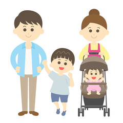 家族のイラスト