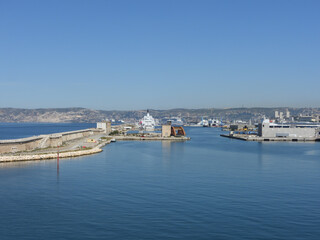 Naklejka na ściany i meble Entrée port de Marseille