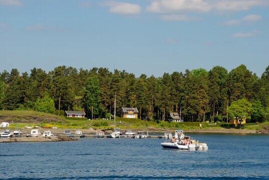 A beautiful summers day on the water in Oslofjord in Norway