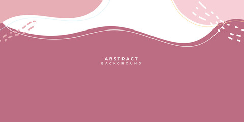 Color gradient abstract brown pink liquid splash shape, vector halftone pattern background design. Fluid color gradient overlap halftone graphic background. Pastel Background