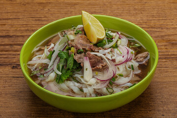 Vietnamese cuisine - Pho Bo soup