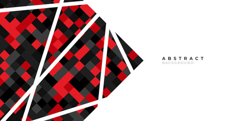 Abstract background red black white with modern corporate concept.