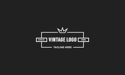 Vintage logo design