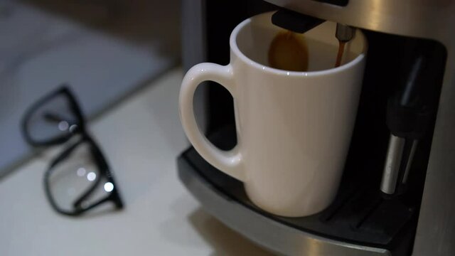 Coffee and glasses