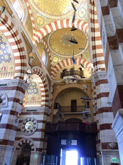 Obraz premium intérieur basilique notre dame de la garde marseille