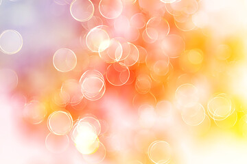 Rounded color bokeh, gentle sweet color for background