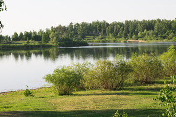 
lake on the ural mountains