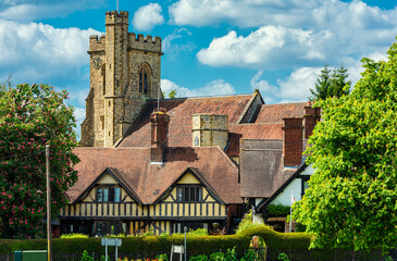 St Mary's Church in Leigh, near Tonbridge in Kent, England