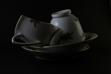 Porcelain broken