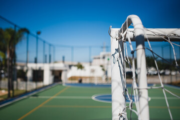 soccer goal net detail sport