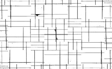 Slim lines texture. Parallel and intersecting lines abstract pattern. Abstract textured effect. Black isolated on white background.Vector illustration. EPS10.