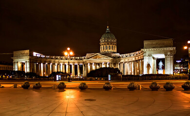 Petersburg at night