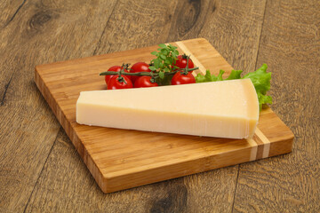 Italian traditional parmesan cheese triangle