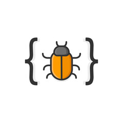 coding application with bug in development