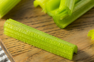 Organic Green Cut Celery Sticks