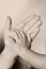 mother and child hands