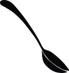 spoon on white background