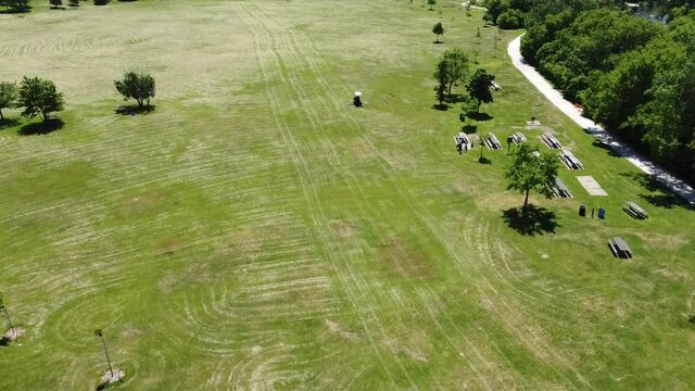 driving a motor mower in park