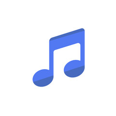 music note icon vector illustration design