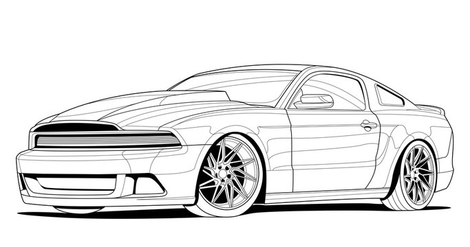 Racing Car Drawing with Inkscape by eng.Abeera on Dribbble