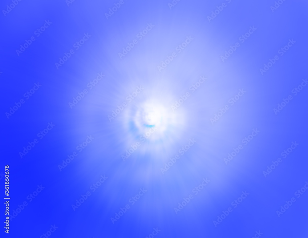 Poster blue abstract background. 3d rendering