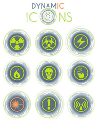 Hazard dynamic icons