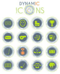 Hockey dynamic icons