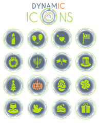 holidays dynamic icons