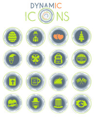 Holidays dynamic icons